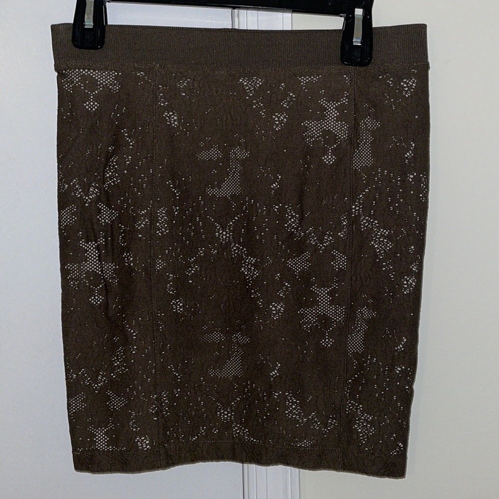 Dark green lace Armani Exchange skirt